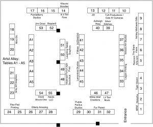MFM 2016 Dealer Room Layout